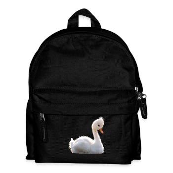 Swan Mute Swan Goose Duck Swan White Swans - Kids' Backpack - black - Front