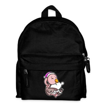 Ostrich Tired Sleeping Sleeping Girl - Kids' Backpack - black - Front