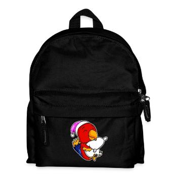 Parrot Tired Sleeping Sleeping Girl - Kids' Backpack - black - Front