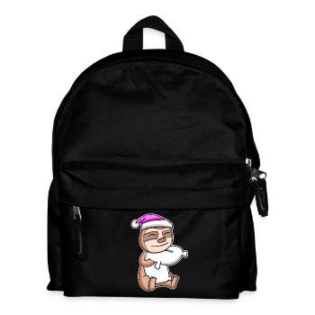 Sloth Tired Sleeping Sleeping Girl - Kids' Backpack - black - Front