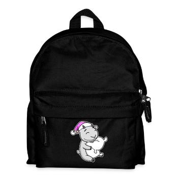 Goat Tired Sleeping Sleeping Girl - Kids' Backpack - black - Front