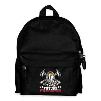 Futur pompier - Sac à dos Enfant - noir - Devant