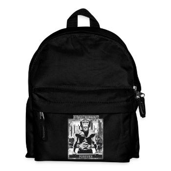 Street Workout Affe Design - Kinder Rucksack - Schwarz - Vorne
