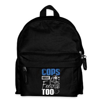 Cops have feelings too - Kinder Rucksack - Schwarz - Vorne