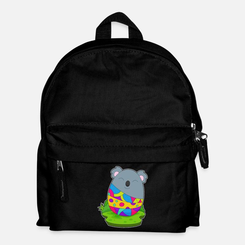 Koala Ostern Osterei - Kinder Rucksack - Schwarz