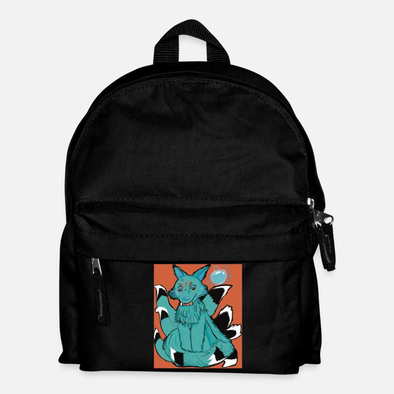 Kitsune's Hoshi no tama - Kids' Backpack - black