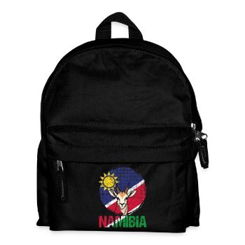 Namibia Afrika Souvenir - Kinder Rucksack - Schwarz - Vorne