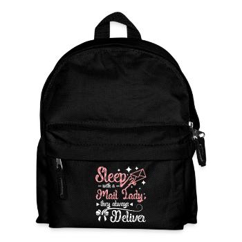 Sleep with a mail lady they always deliver - Kids' Backpack - black - Front