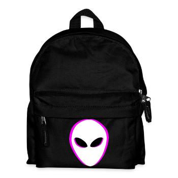 Aliens Alien Head - Kids' Backpack - black - Front