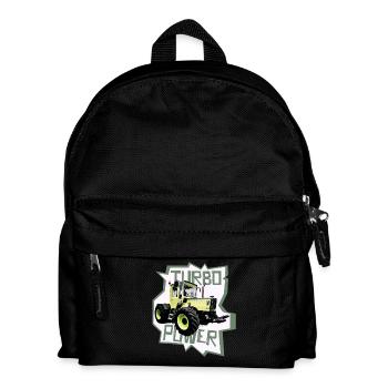 MB trac turbo power traktor - Kinder Rucksack - Schwarz - Vorne