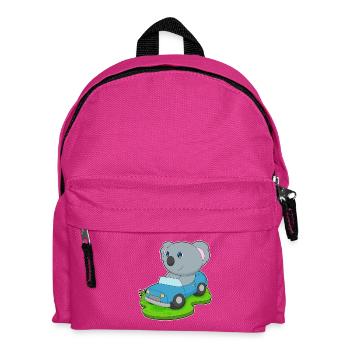 Koala Auto - Kinder Rucksack - Fuchsia - Vorne