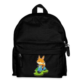 Fuchs Motorroller - Kinder Rucksack - Schwarz - Vorne