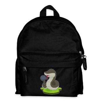Schlange Bowling Bowlingkugel - Kinder Rucksack - Schwarz - Vorne
