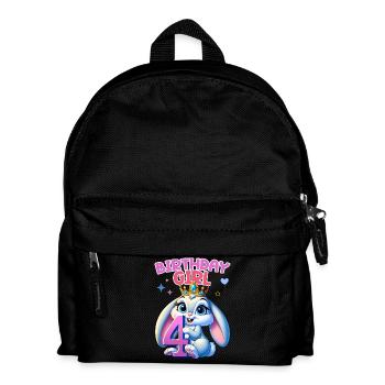 Anniversaire Fille, Anniversaire Enfants, 4 Ans, Fille - Sac à dos Enfant - noir - Devant