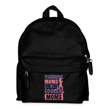 Mutter und Läuferin - Kinder Rucksack - Schwarz - Vorne