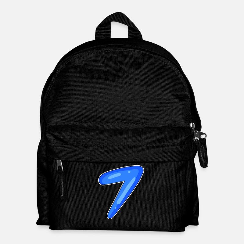 7 - Kinder Rucksack - Schwarz