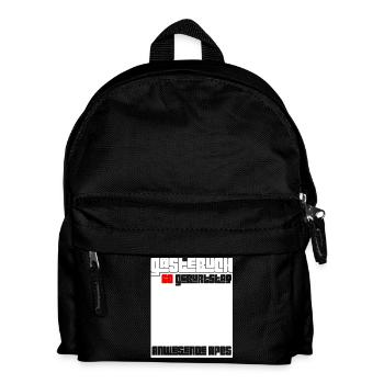 60. Geburtstag Mann Frau 60 Jahre Lustig Geschenk - Kinder Rucksack - Schwarz - Vorne