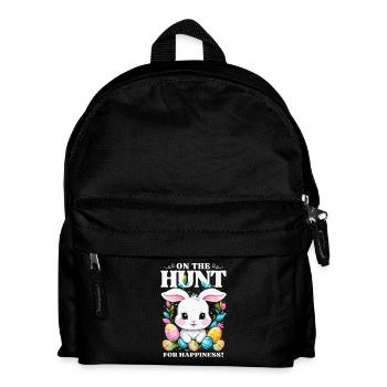 Pâques - à la recherche du bonheur - Sac à dos Enfant - noir - Devant