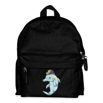 Dolphin Poker Jetons de Poker - Sac à dos Enfant - noir - Devant