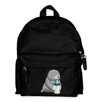 Mole Baby Bottle Milk - Kids' Backpack - black - Front
