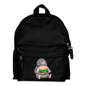 Mole Cheeseburger - Kids' Backpack - black - Front