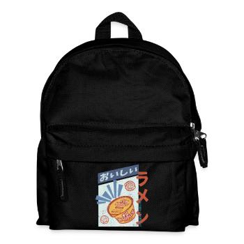 Retro Oishi Ramen - Spicy Noodles in a cup - Kinder Rucksack - Schwarz - Vorne