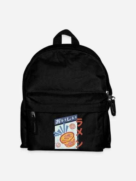 Retro Oishi Ramen - Spicy Noodles in a cup - Kinder Rucksack - Schwarz