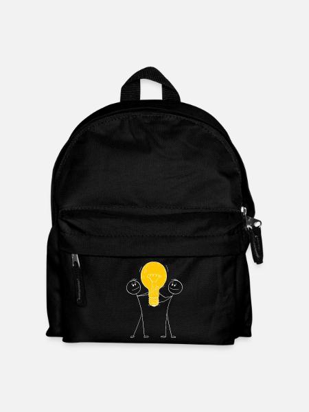 Inner light illuminate the outside - Kids' Backpack - black