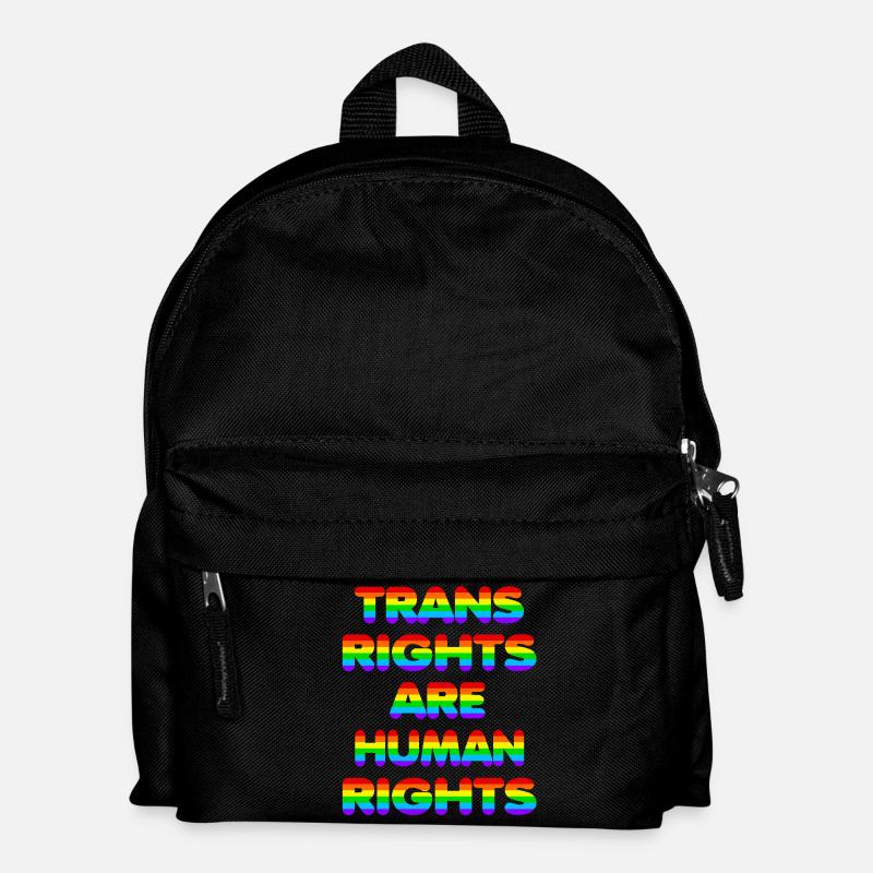 Droits des trans pour la Journée de la rue Christopher de la CSD - Sac à dos Enfant - noir