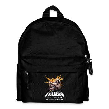 Astronaut in Sprayer Splash Techno - Kids' Backpack - black - Front