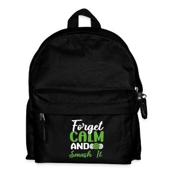 Pickleball Zubehör für Pickleball Spieler Sportfan - Kinder Rucksack - Schwarz - Vorne