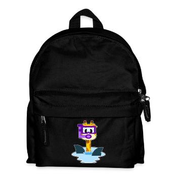Plongée en snorkel pour plongeurs girafes - Sac à dos Enfant - noir - Devant