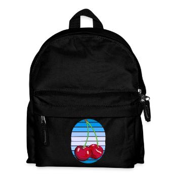 Rockabilly Retro Vintage Cerises Cerises - Sac à dos Enfant - noir - Devant
