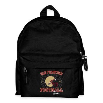 San Francisco Football - Kinder Rucksack - Schwarz - Vorne