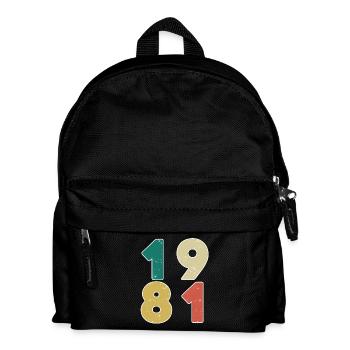 1981 - Year 1981 - Year 1981 - Kids' Backpack - black - Front