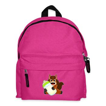 Lait de biberon pour bébé de cheval - Sac à dos Enfant - fuchsia - Devant