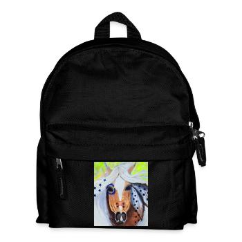 Free Spirit - Wildpferd - Kinder Rucksack - Schwarz - Vorne