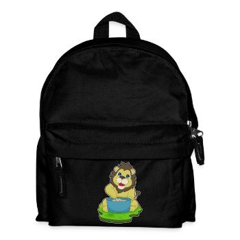 Lion Cook Cuisinière Cuisson de la Cuisson - Sac à dos Enfant - noir - Devant