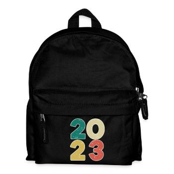 2023 - Year 2023 - Year of construction 2023 - Kids' Backpack - black - Front