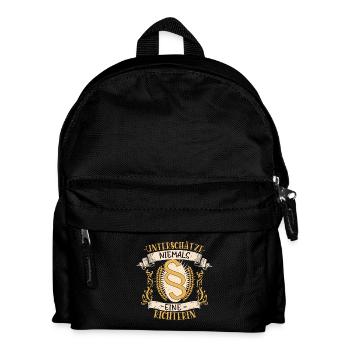 Richterin Geschenk Gerechtigkeit Lustig - Kinder Rucksack - Schwarz - Vorne