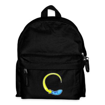 Rocket motif - Kids' Backpack - black - Front