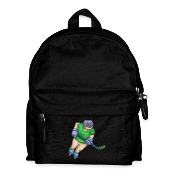 Bâton de hockey sur glace Sloth - Sac à dos Enfant - noir - Devant