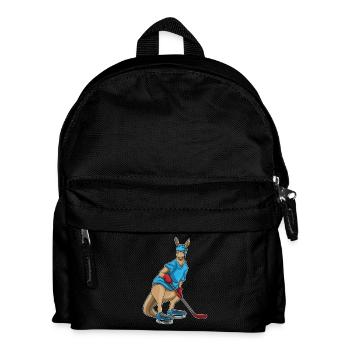 Bâton de hockey sur glace Kangourou - Sac à dos Enfant - noir - Devant