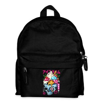 Japan - Skull Frozen Dessert Bowl - Kids' Backpack - black - Front