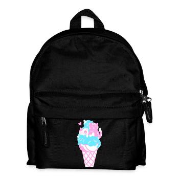 Eis Eiscreme - Kinder Rucksack - Schwarz - Vorne