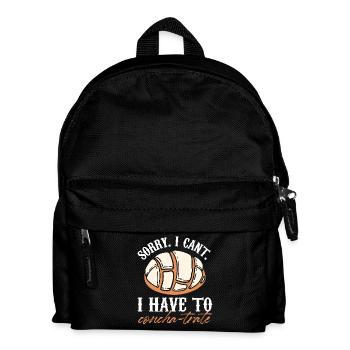 Sorry I Can't I Have To Concha-Trate Mexican Shell - Kids' Backpack - black - Front