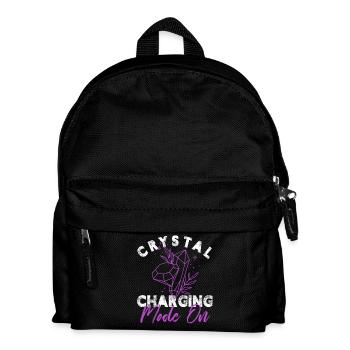 Mode de charge de cristal sur le guérisseur de chakra Lightworker - Sac à dos Enfant - noir - Devant