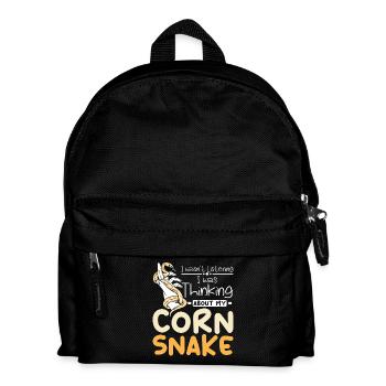 Je pensais à mon serpent des blés - Sac à dos Enfant - noir - Devant