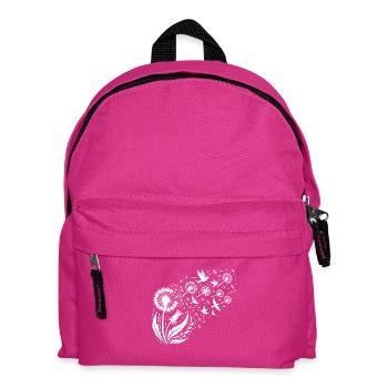 Dandelion Birds in Flight Nature Art Dandelion - Kids' Backpack - fuchsia - Front