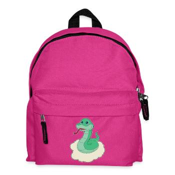 Schlange Wolken - Kinder Rucksack - Fuchsia - Vorne
